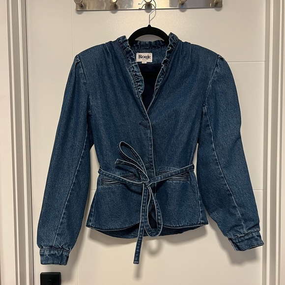 *SOLD* Rouje Brune Denim Jacket - Size 34 (US 2) - Picture 2 of 4